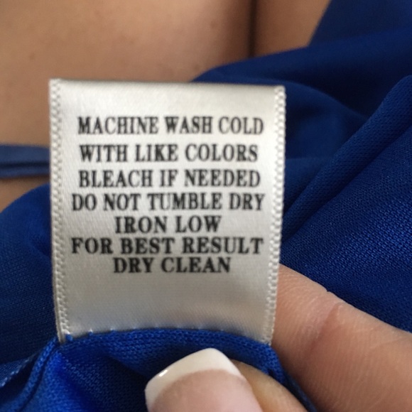 loverich cobalt blue, sleeveless romper, Large. - Picture 6 of 7